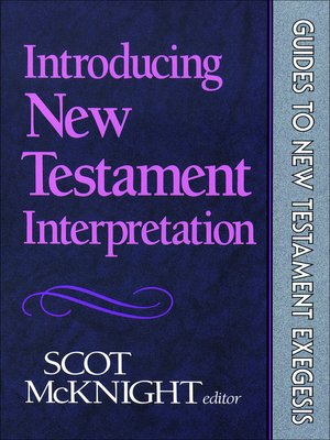 cover image of Introducing New Testament Interpretation